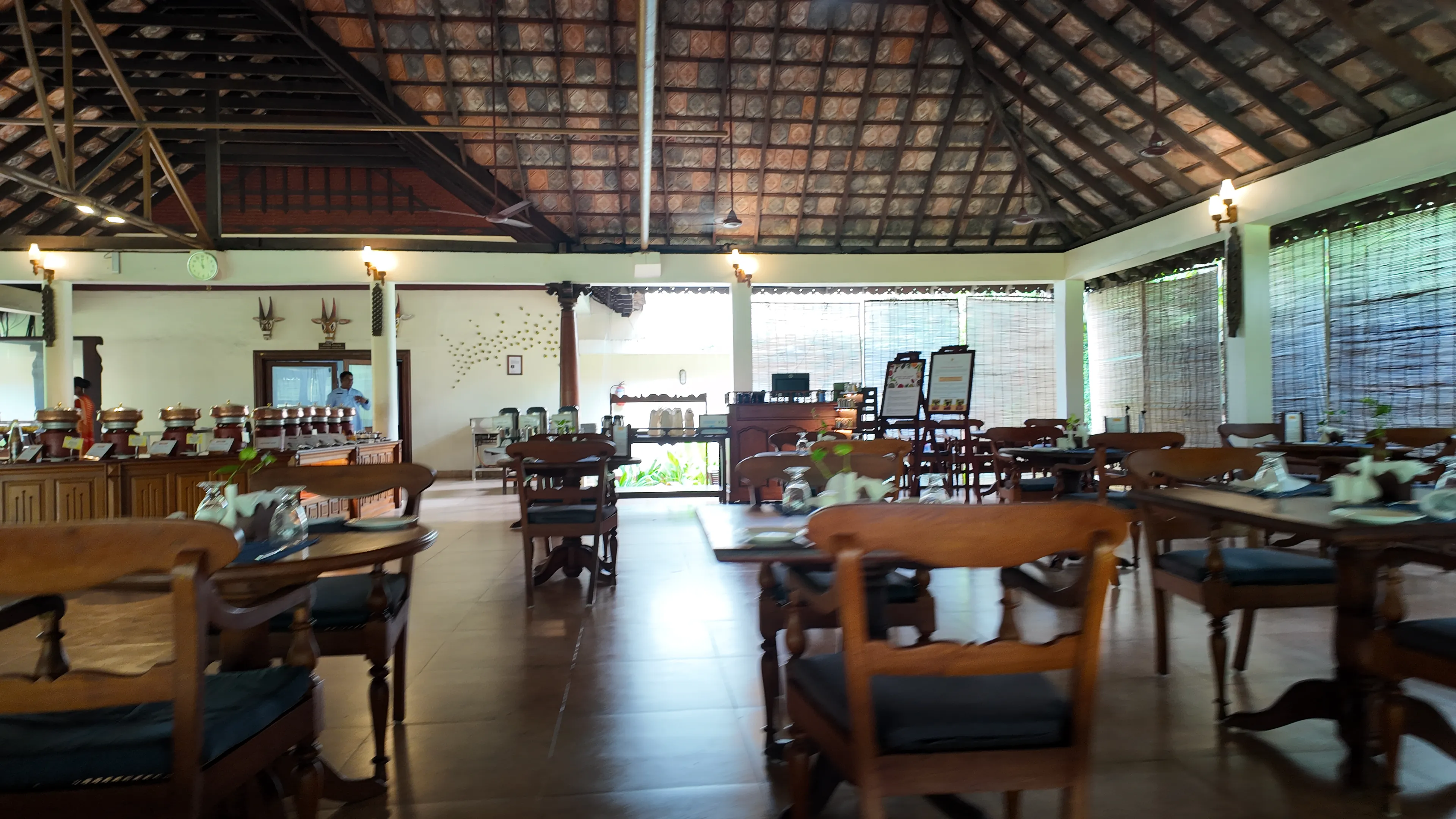 Nattika Beach Ayurveda Resort Dining Area