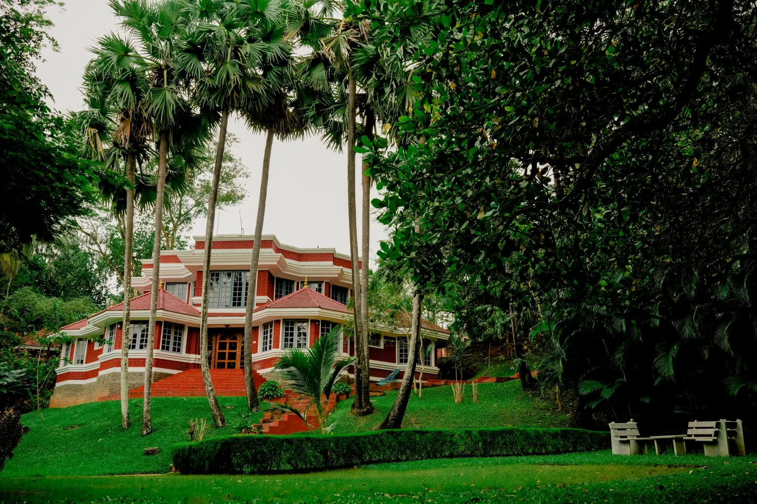 Nilayoram Ayurveda Retreat Main Block Wide View