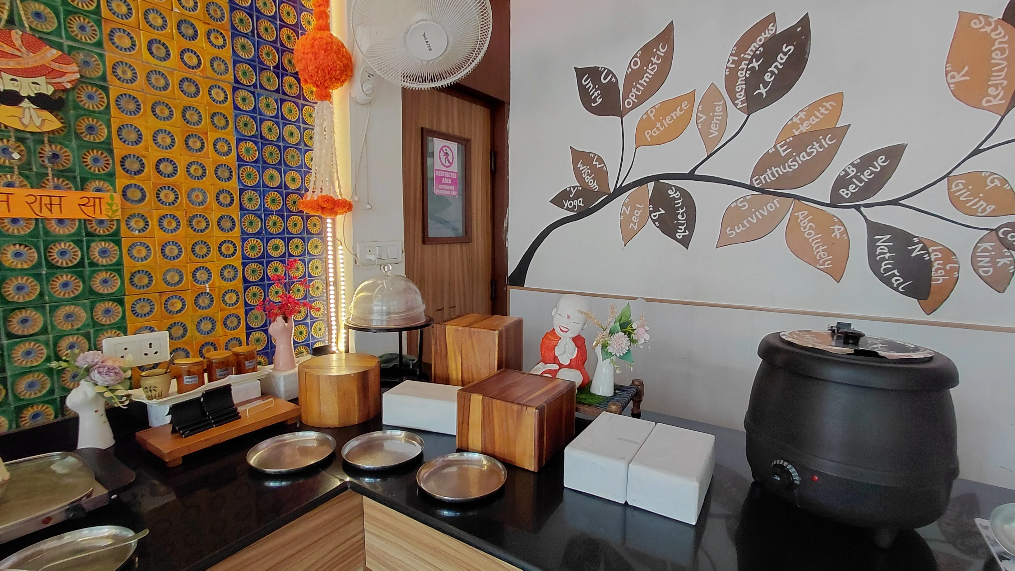 Buffet area Dining hall