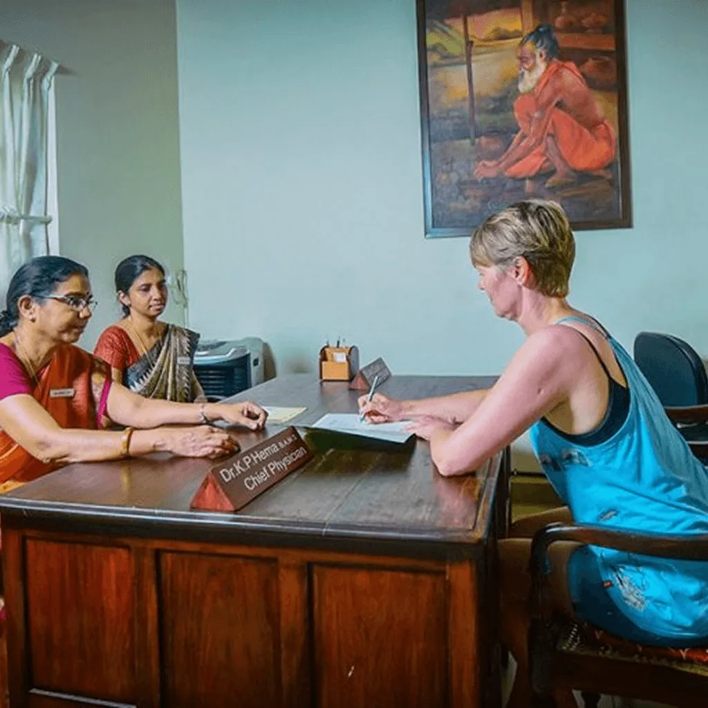 Nattika Beach Ayurveda Resort Ayurveda Reception