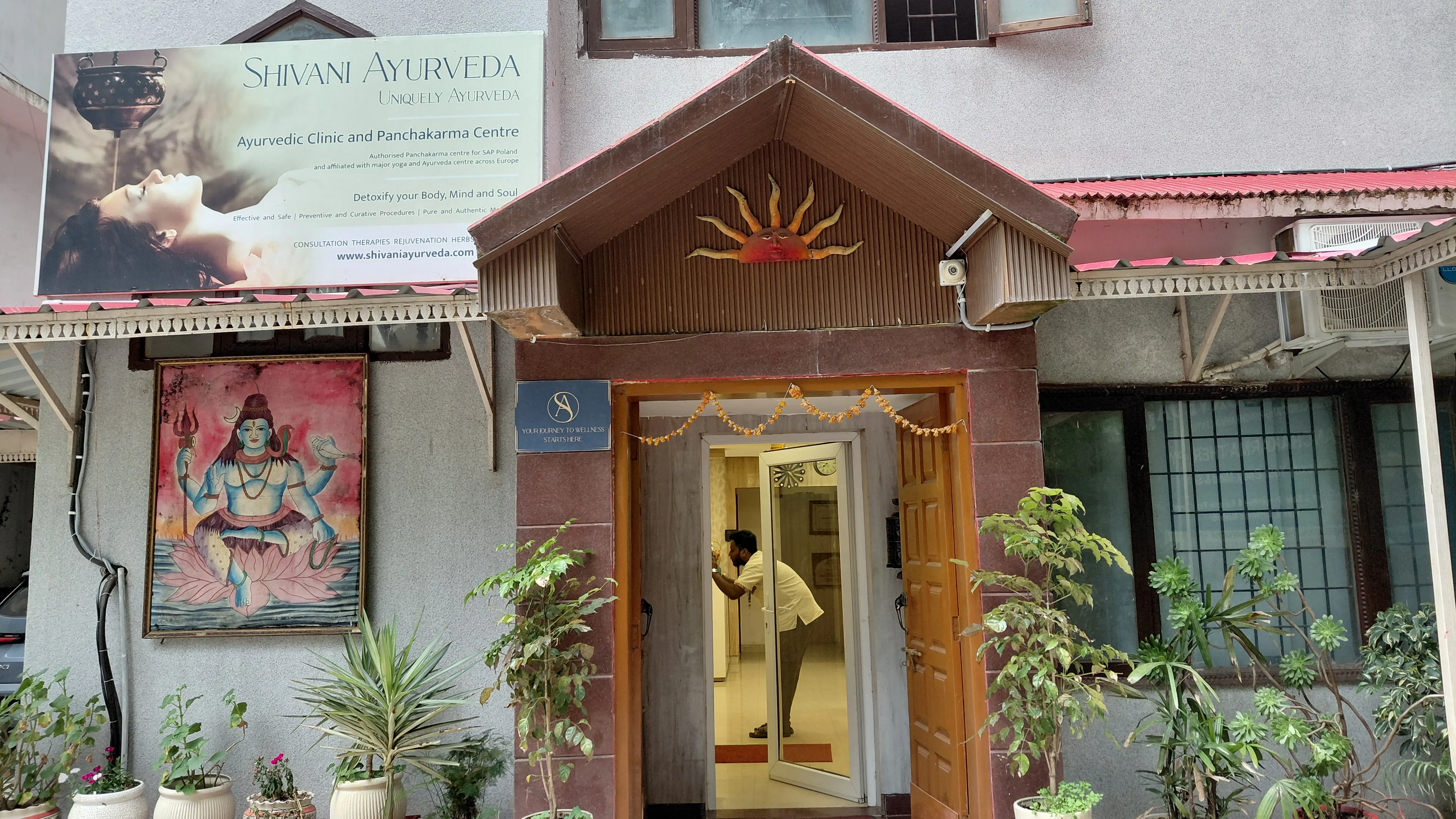 Shivani Ayurveda  Entrance