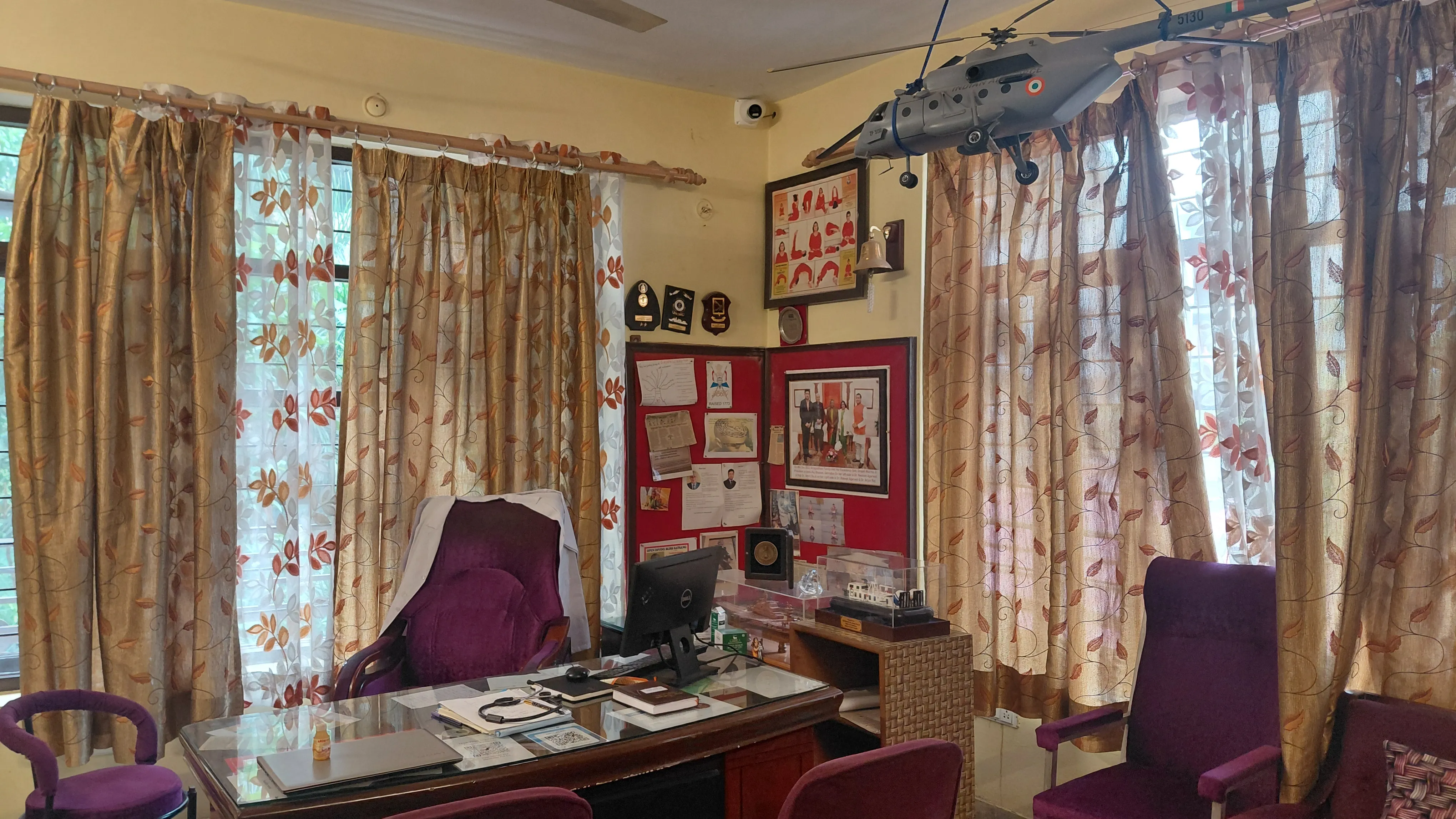 Maa Yoga Doctors consultation room