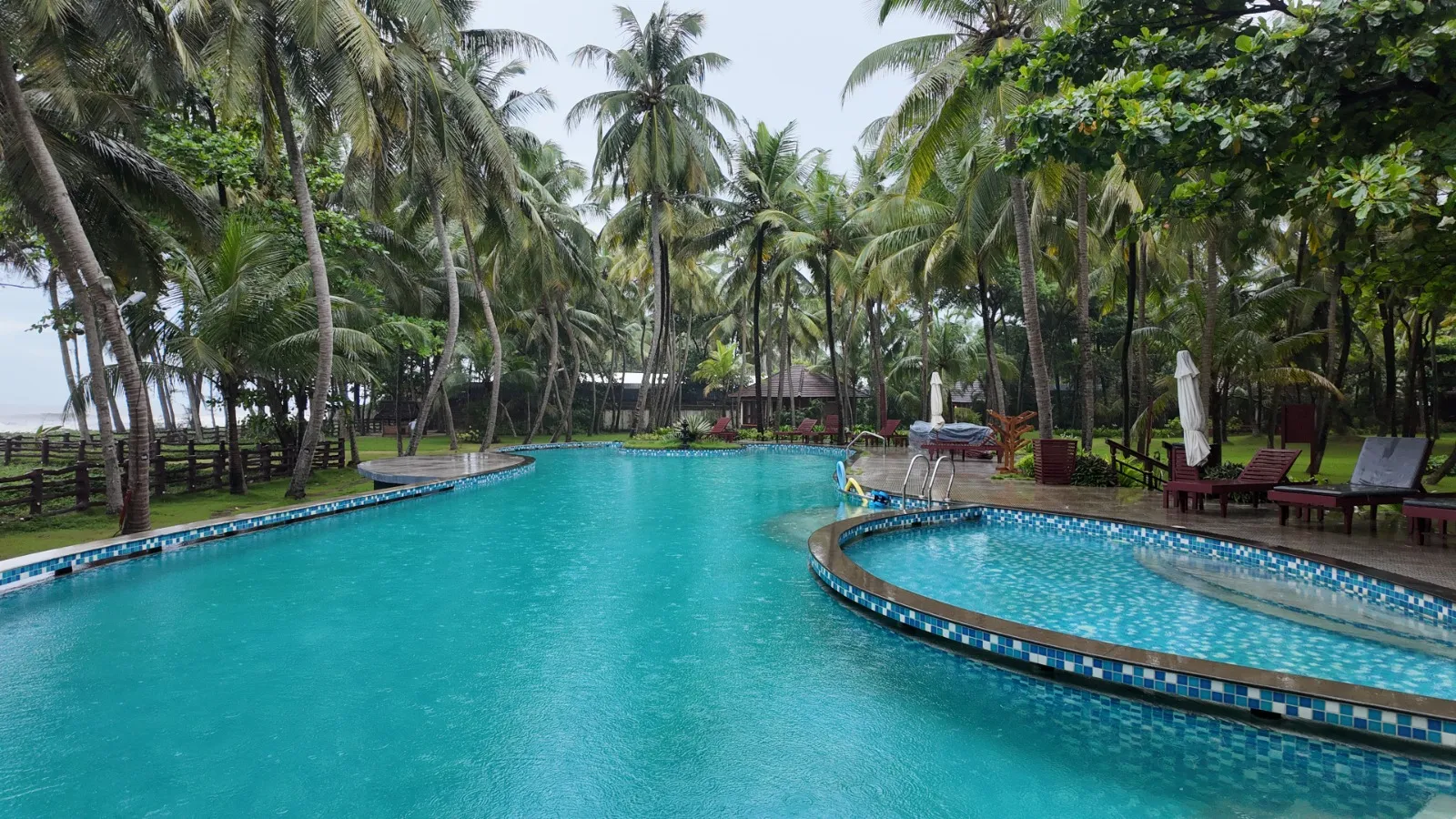 Nattika Beach Ayurveda Resort Pool Full View