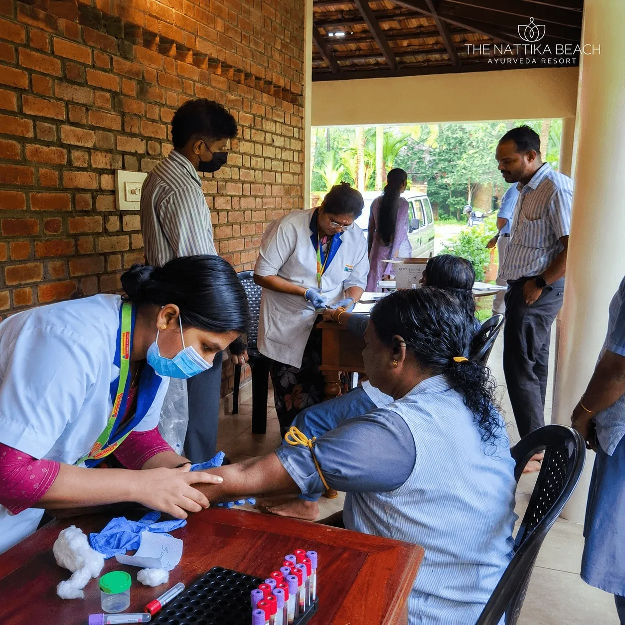Nattika Beach Ayurveda Resort Blood donation Camp
