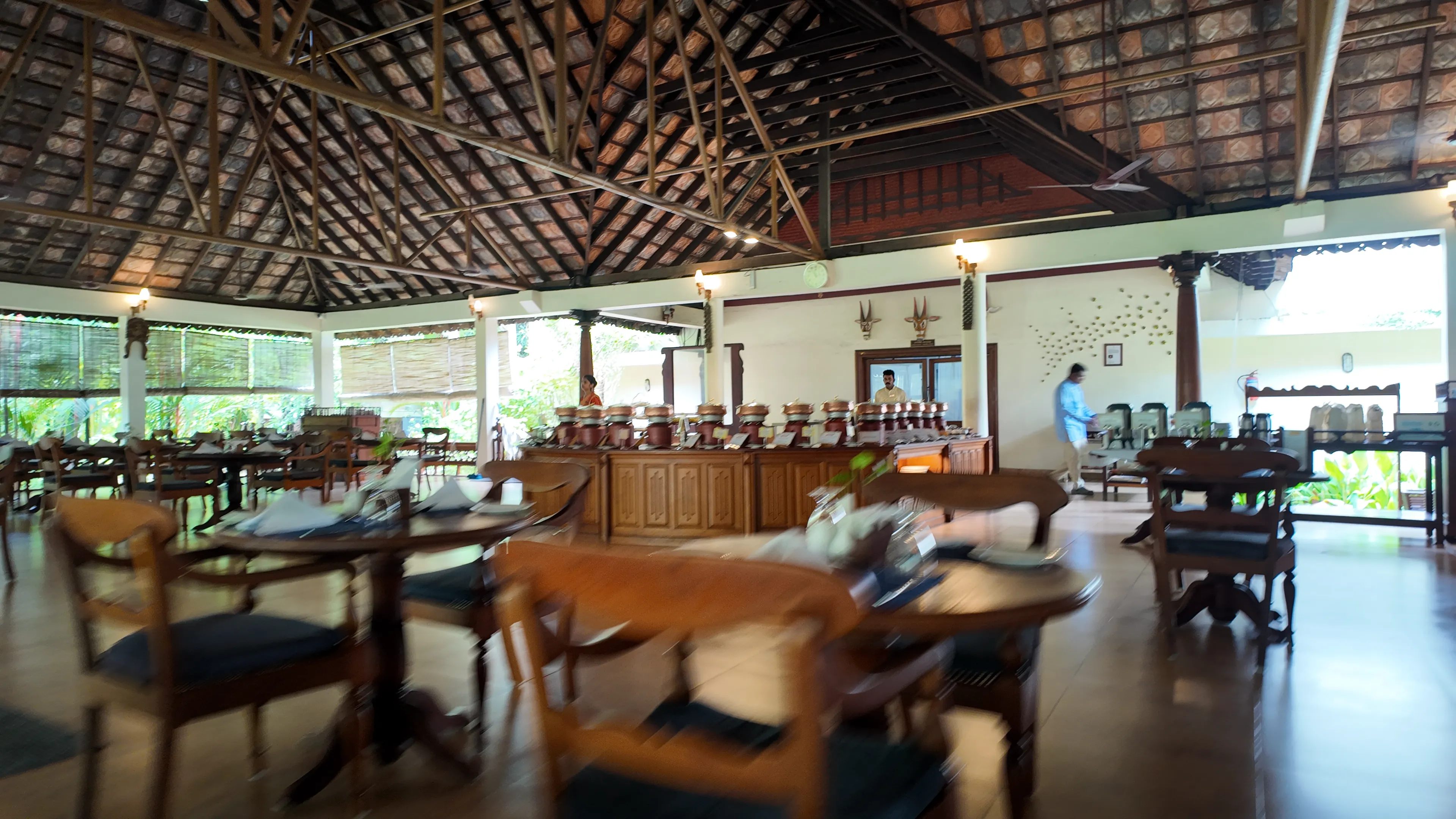 Nattika Beach Ayurveda Resort Dining Area Full View