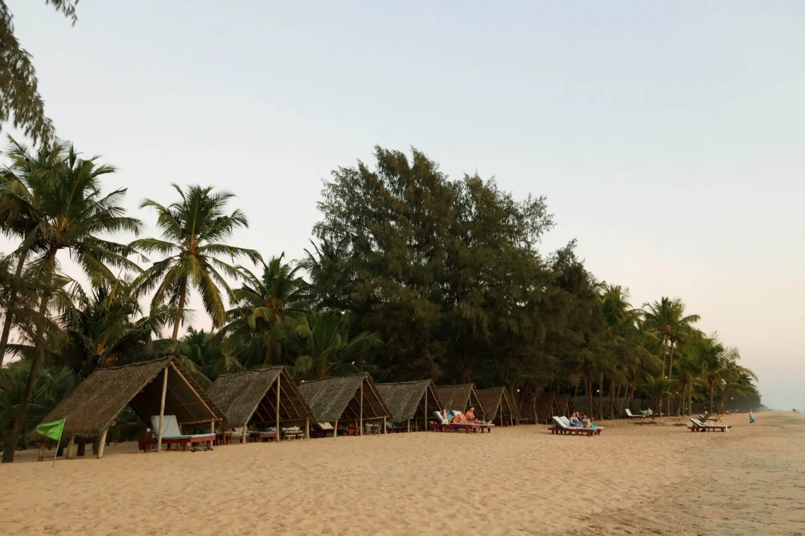 Nattika Beach Ayurveda Resort Hut Wide View