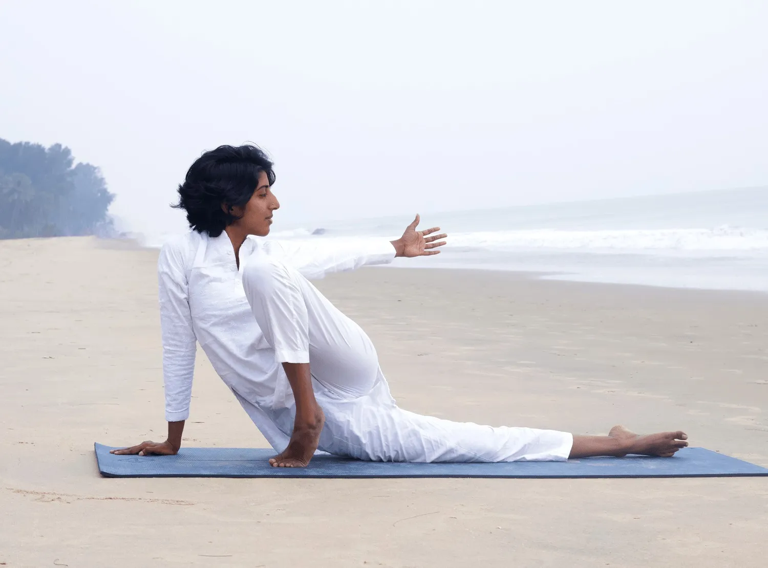 Nattika Beach Ayurveda Resort Yoga Session