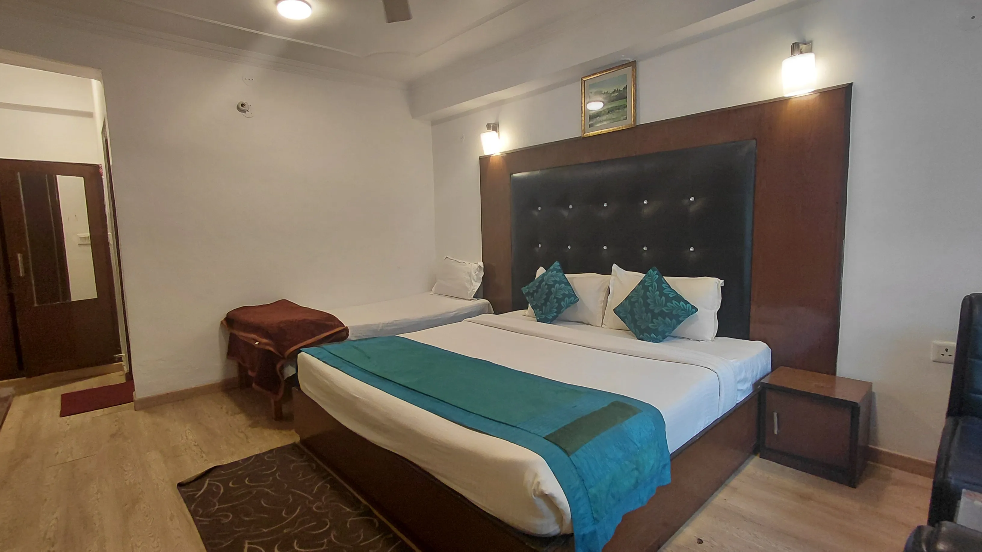 Shivani Ayurveda  Delux room bed