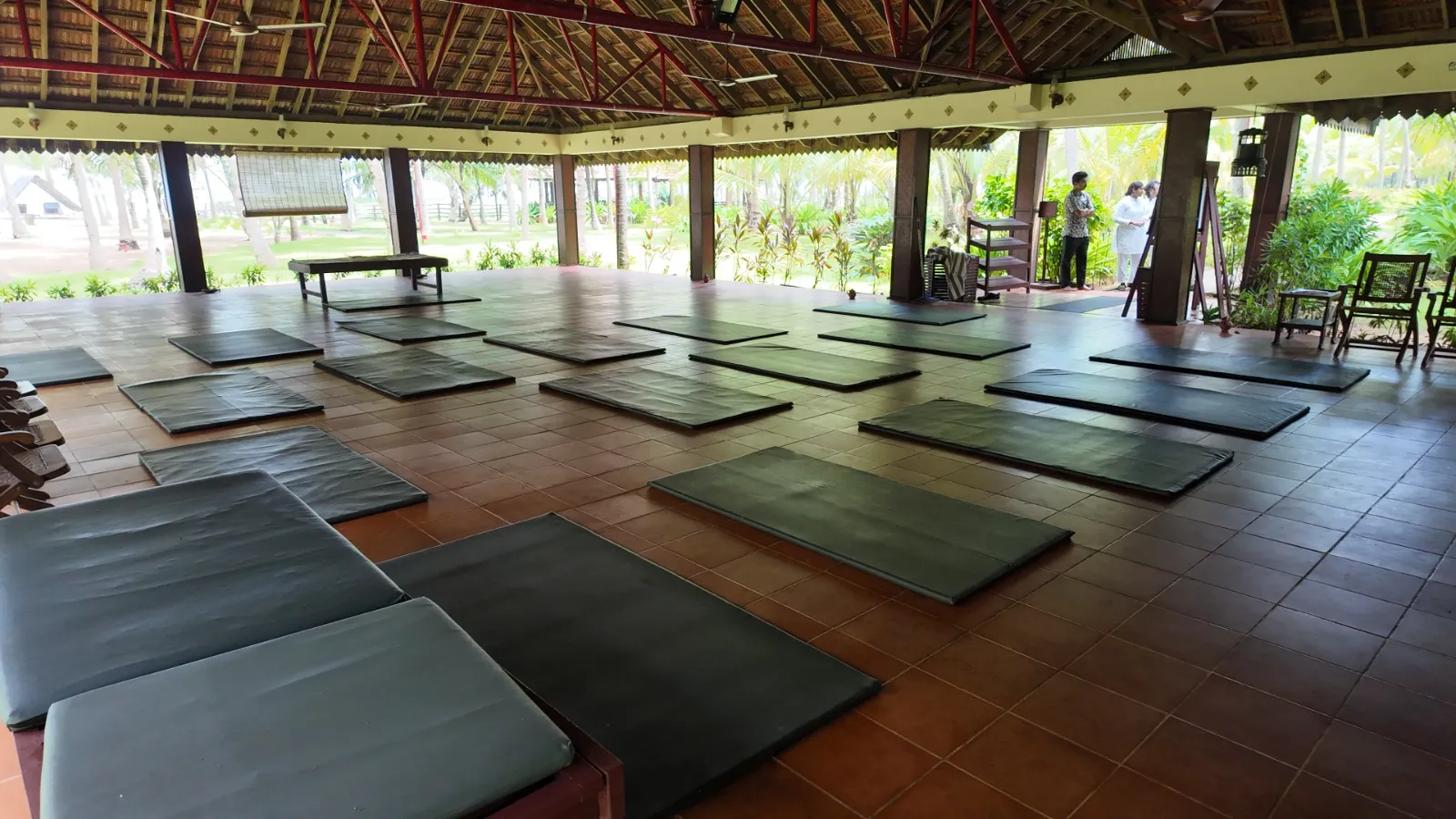 Nattika Beach Ayurveda Resort  Yoga Hall View