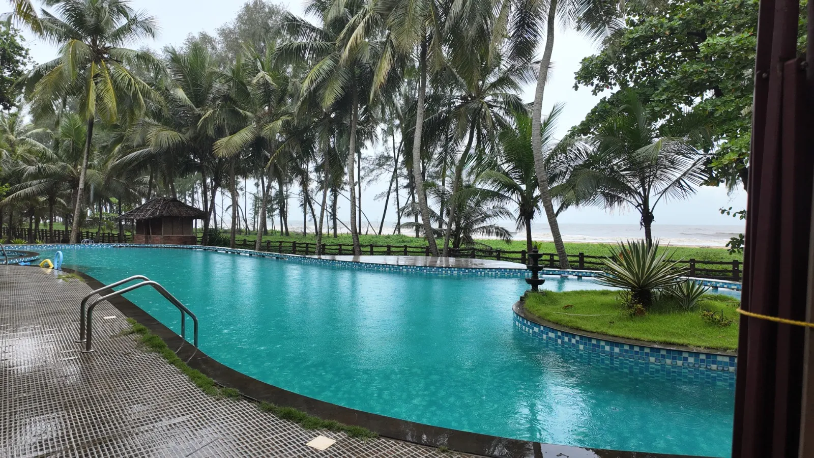 Nattika Beach Ayurveda Resort Pool Side Views