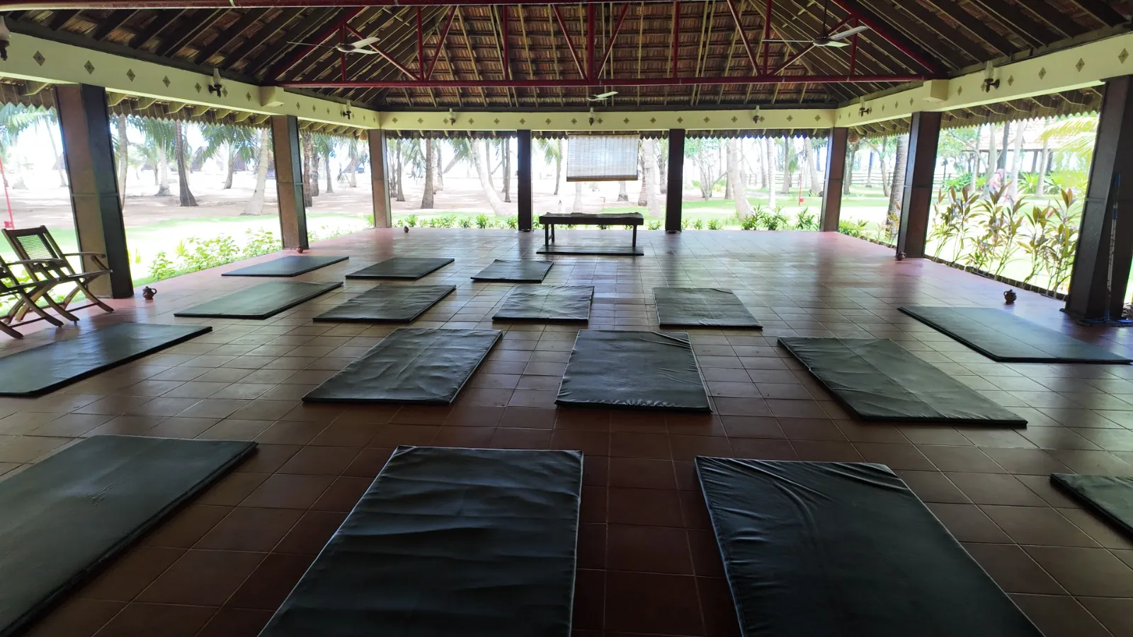 Nattika Beach Ayurveda Resort Yoga Hall