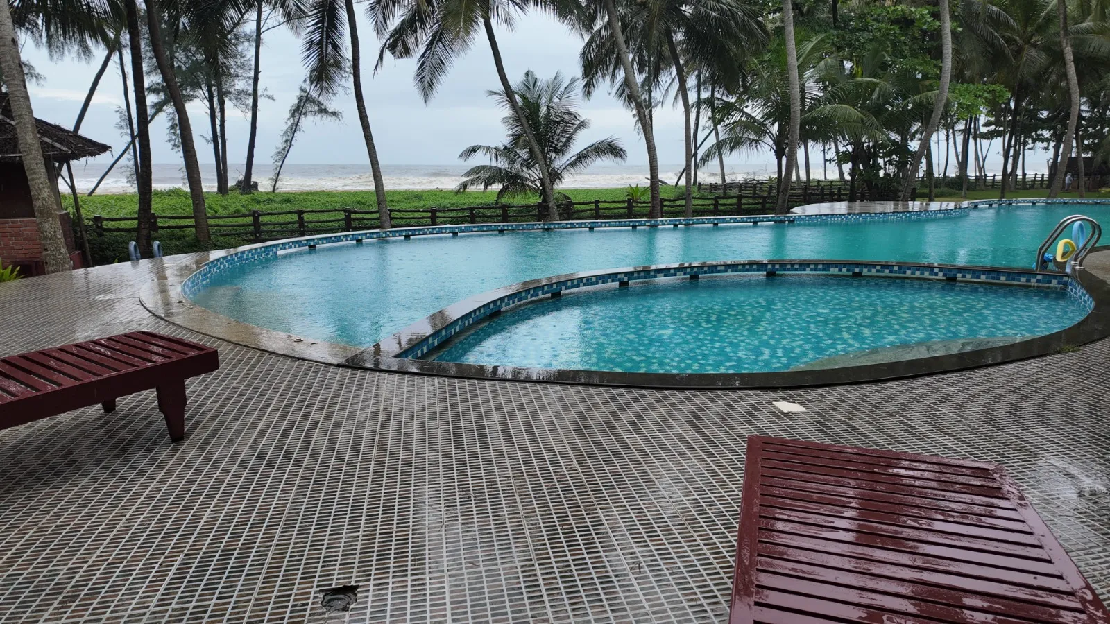 Nattika Beach Ayurveda Resort Pool and Beach