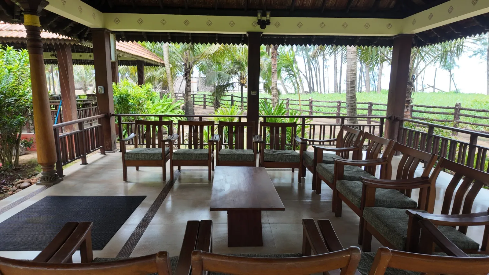 Nattika Beach Ayurveda Resort Resting Area