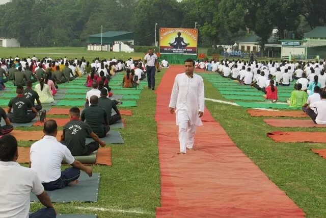 Arogyadham Community yoga event