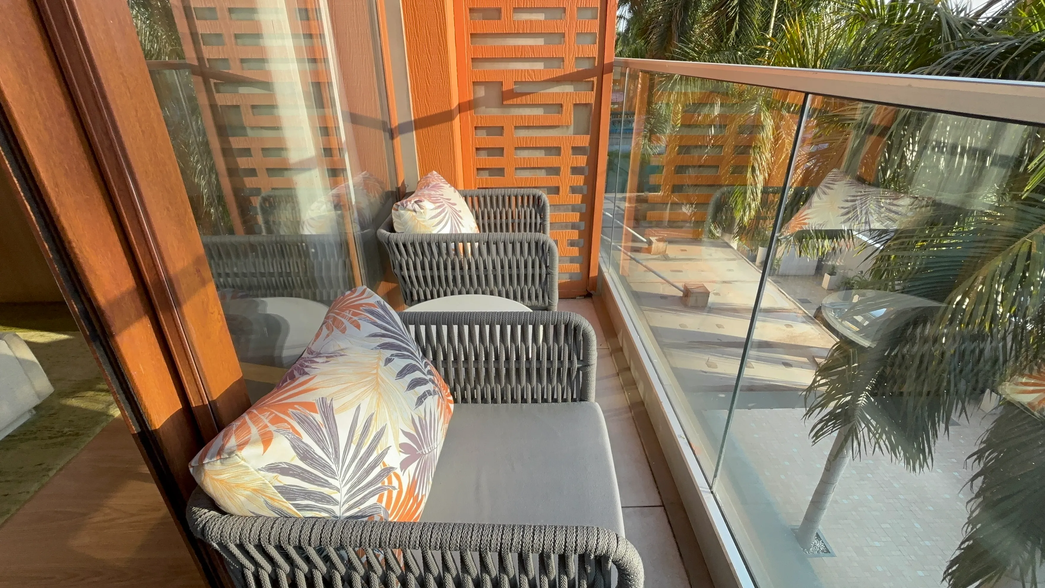 City view room Chairs balcony