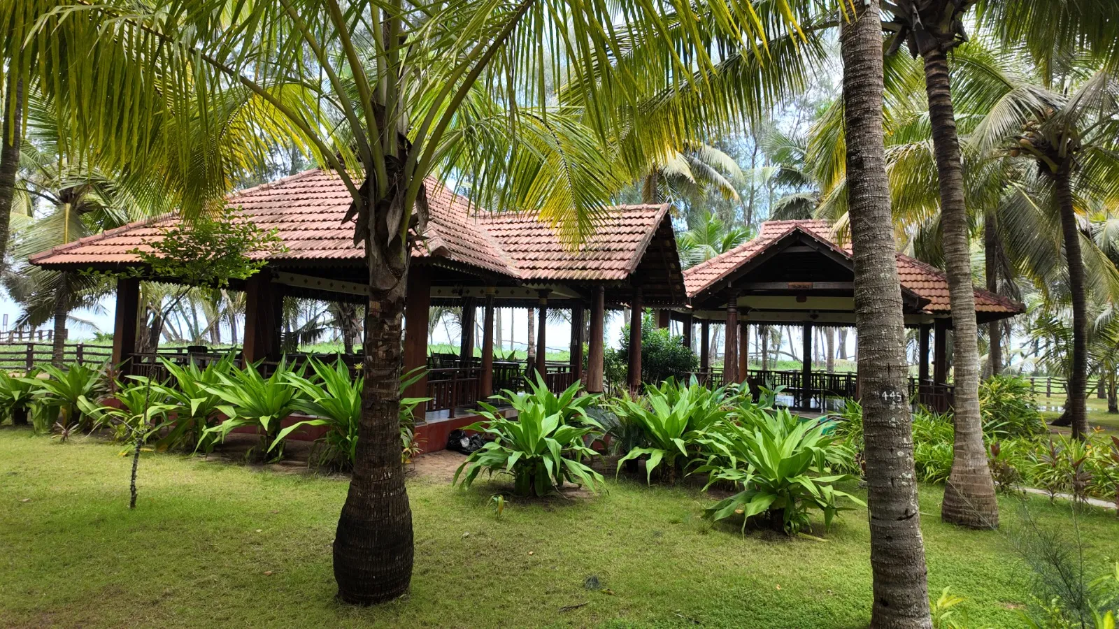 Nattika Beach Ayurveda Resort Resting Area Block View