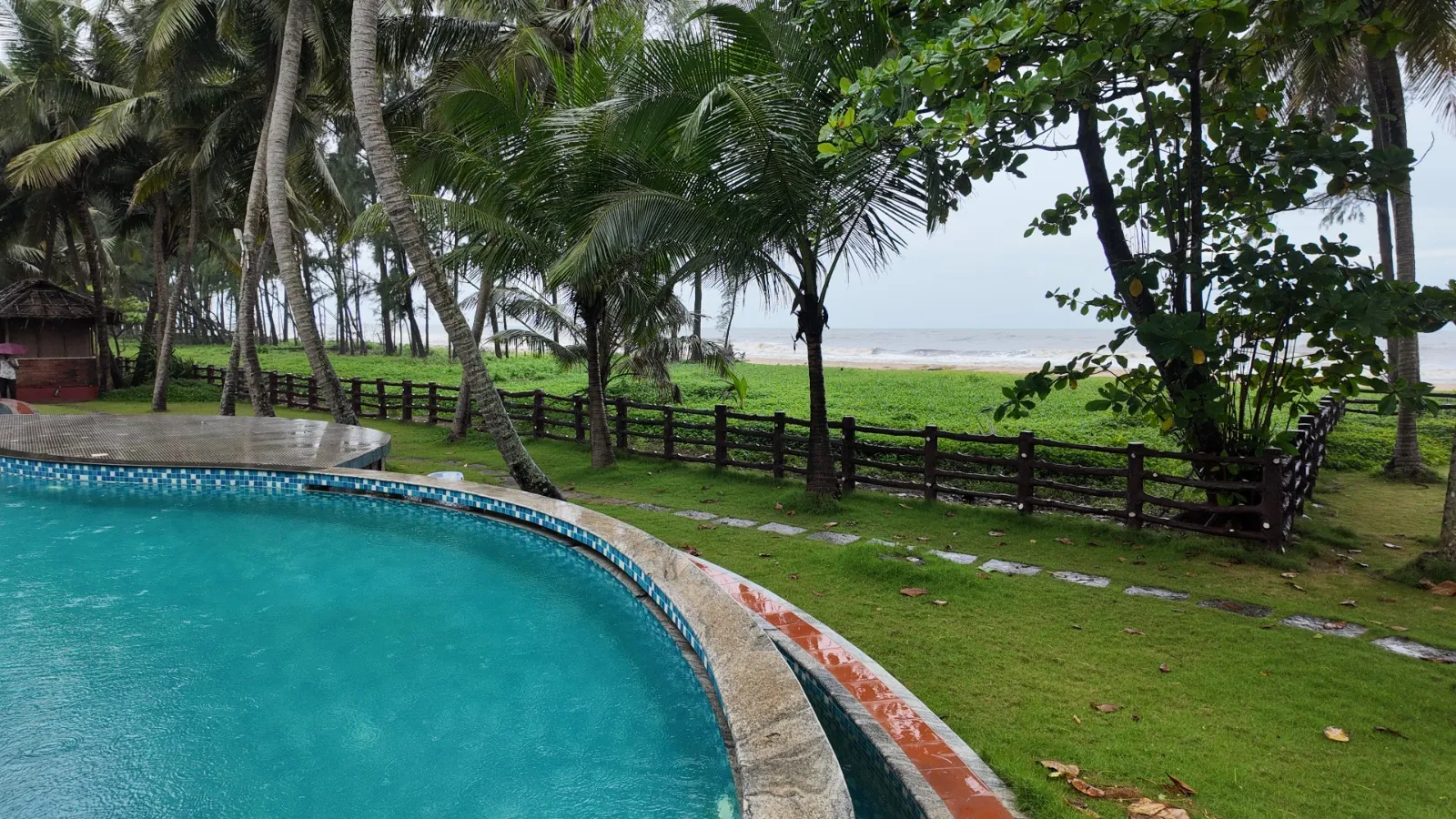 Nattika Beach Ayurveda Resort Pool Sea View